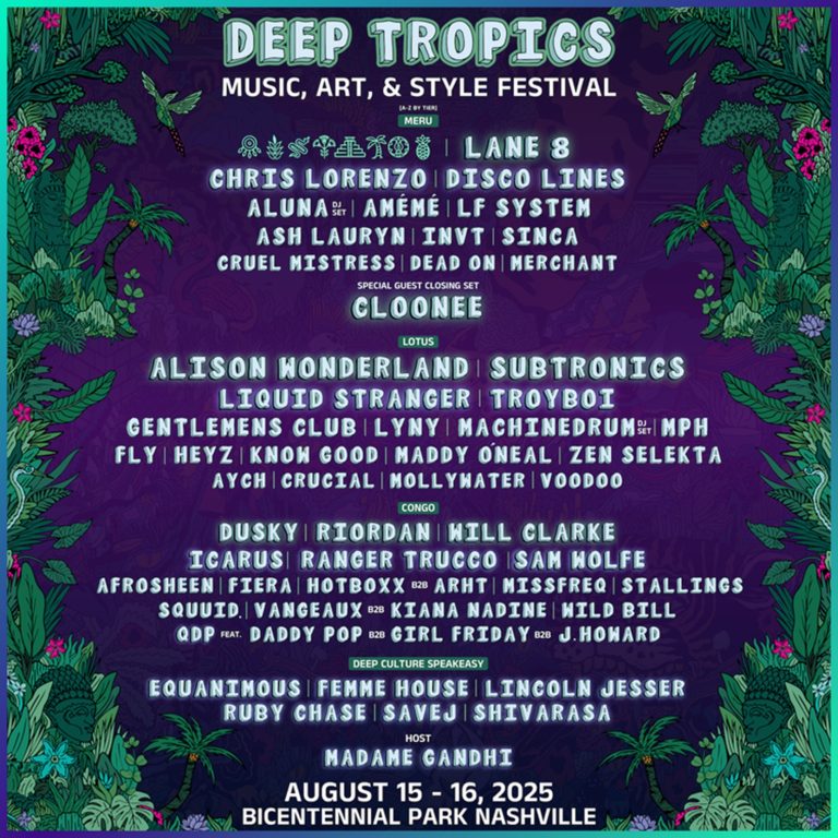 Deep Tropics Music Festival Reveals First Wave of 2025 Lineup