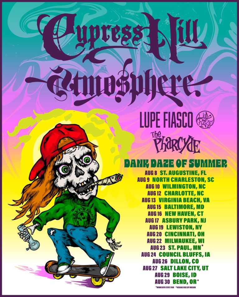 CYPRESS HILL ANNOUNCE 2025 DANK DAZE OF SUMMER TOUR