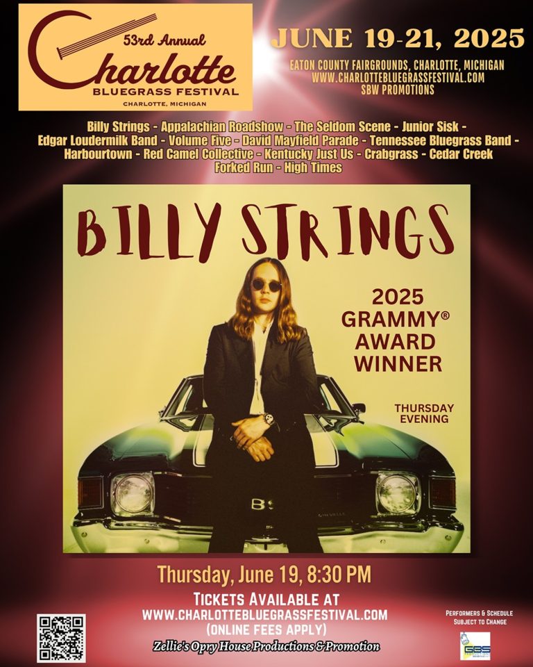 Billy Strings Returns to His Roots at the 53rd Annual Charlotte Bluegrass Festival