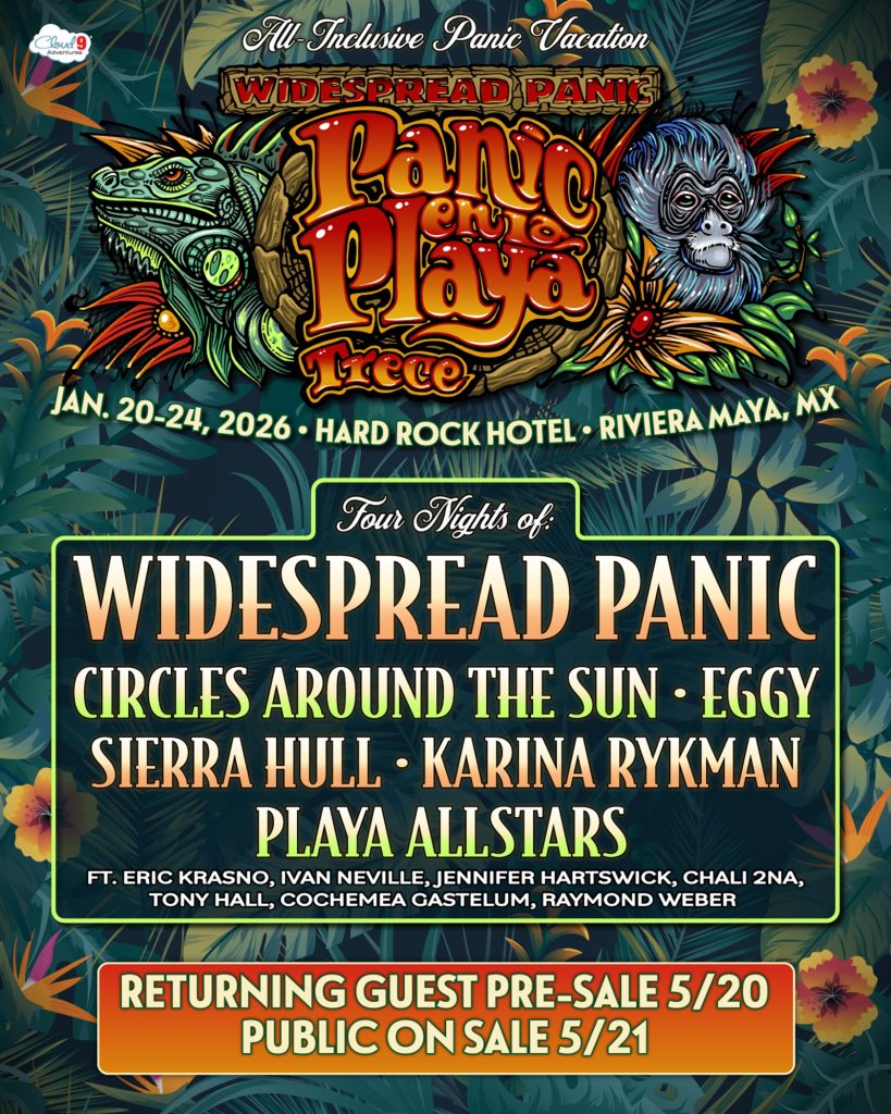 WIDESPREAD PANIC ANNOUNCES PANIC EN LA PLAYA TRECE