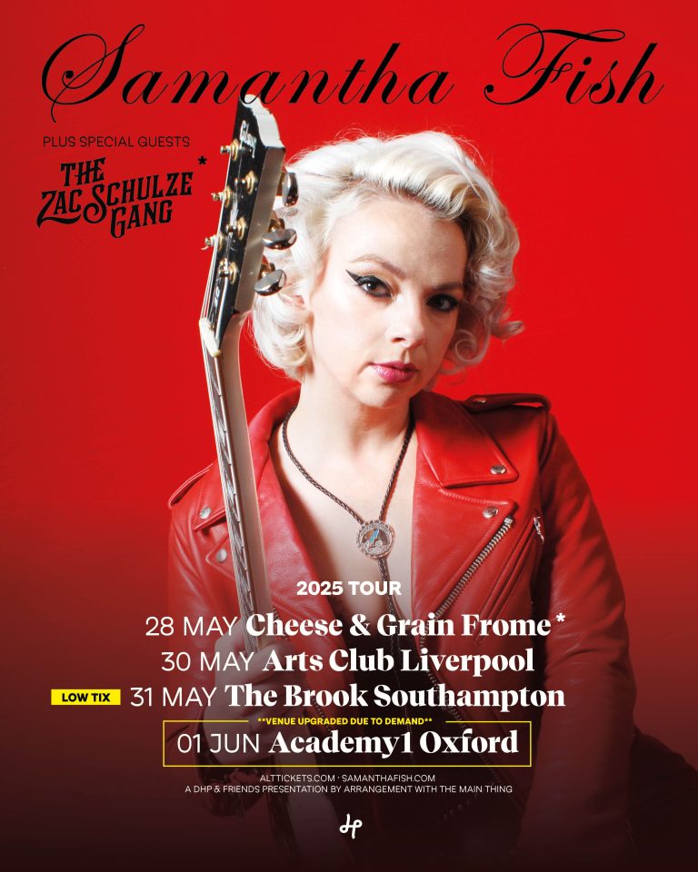 Samantha Fish upgrades O2 Academy Oxford concert on upcoming UK tour