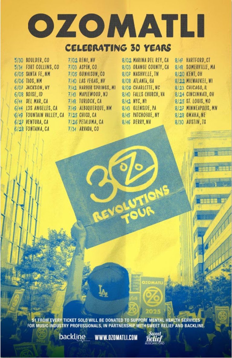 OZOMATLI CELEBRATES “30 TIMES AROUND THE SUN”