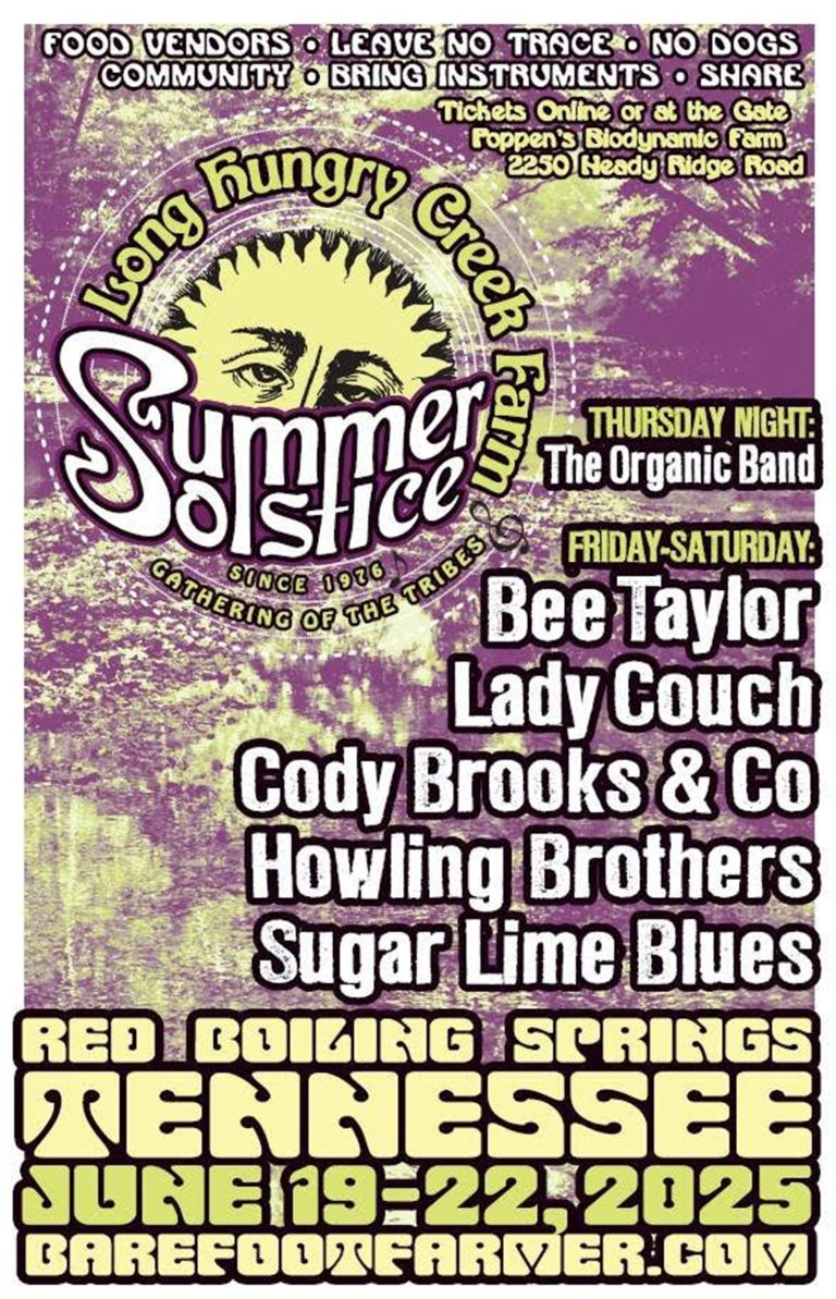 Summer Solstice Music Festival & Campout Returns for Its 49th Year at Long Hungry Creek Farm