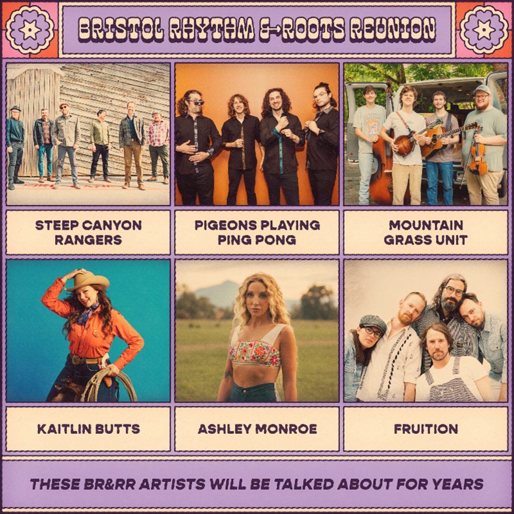 Grammy Winners, Jam-Funk Heroes, and Rising Stars Light Up the 2025 Bristol Rhythm & Roots Reunion Lineup