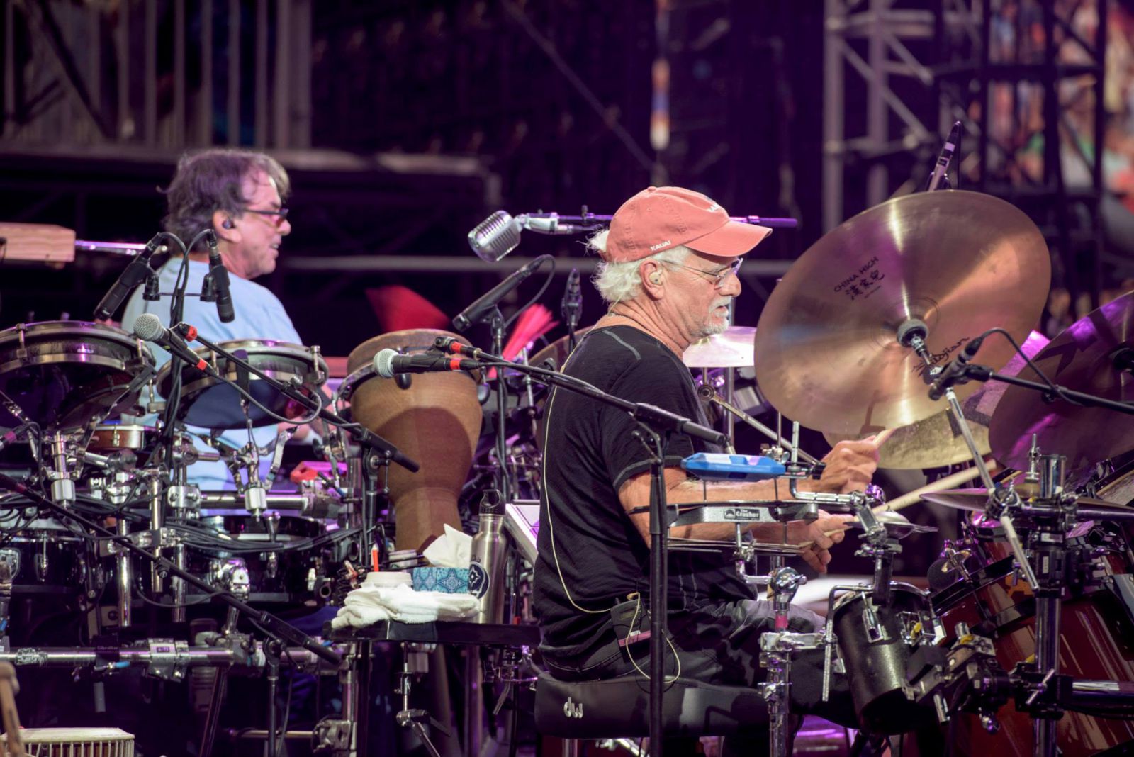 Mickey Hart & Billy Kreutzmann | Levi Stadium | photo by ©Jay Blakesberg