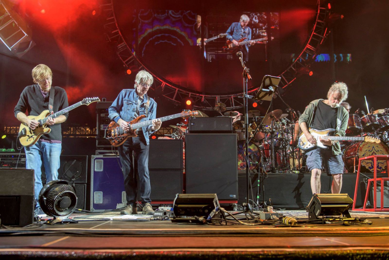 GD 50 | Trey, Phil and Weir | Levi Stadium | photo by ©Jay Blakesberg