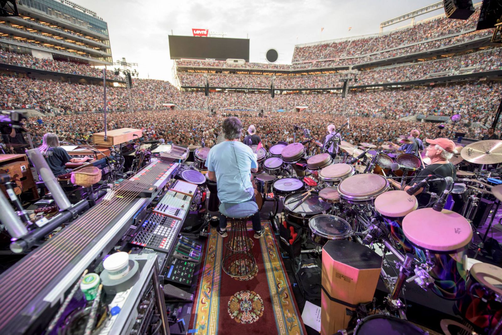 Mickey Hart | Levi Stadium | Santa Clara, CA | photo by ©Jay Blakesberg