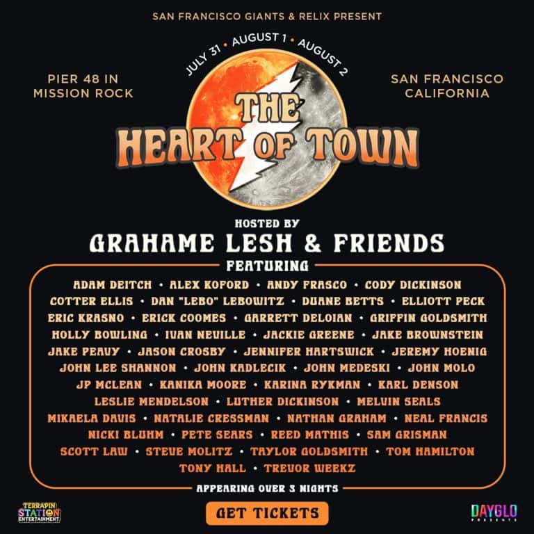 Grahame Lesh & Friends To Host Three-Night Concert Series At Pier 48 Celebrating Grateful Dead’s 60th Anniversary