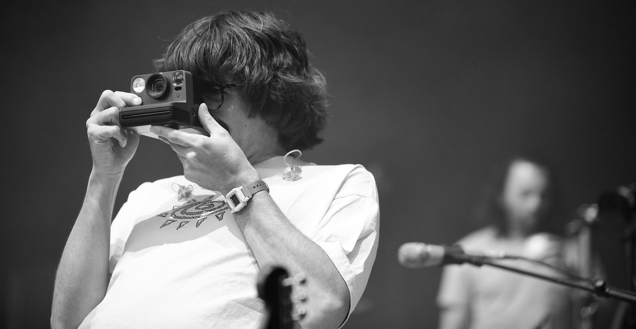 Peter snapping a photo for posterity 