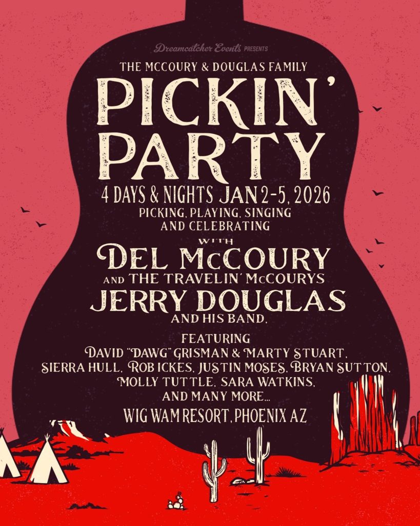 Desert Breakdown: Del, Dawg, and Douglas Lead the Ultimate Bluegrass Retreat