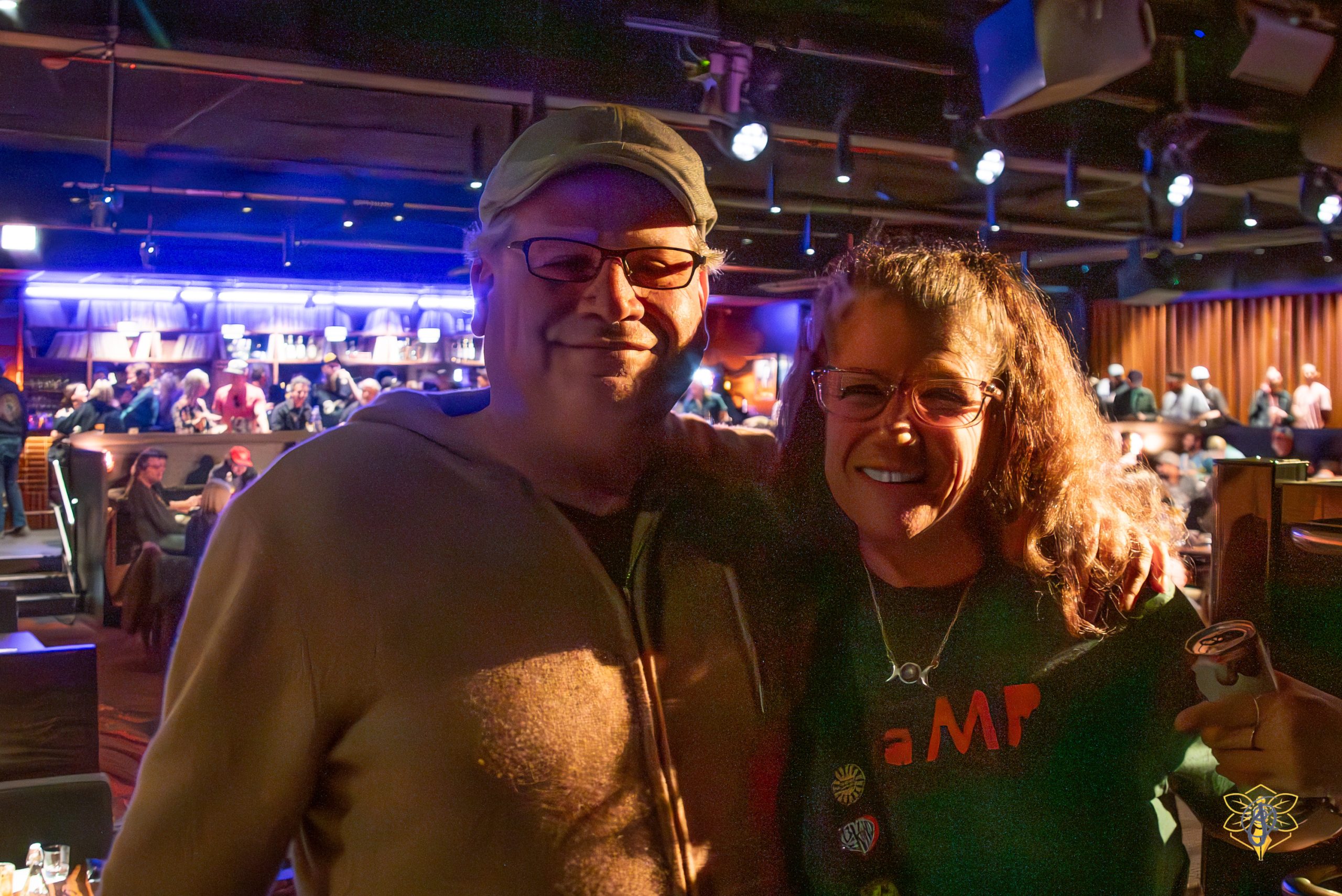 Hand-painted tees, hot off the hotel hairdryer