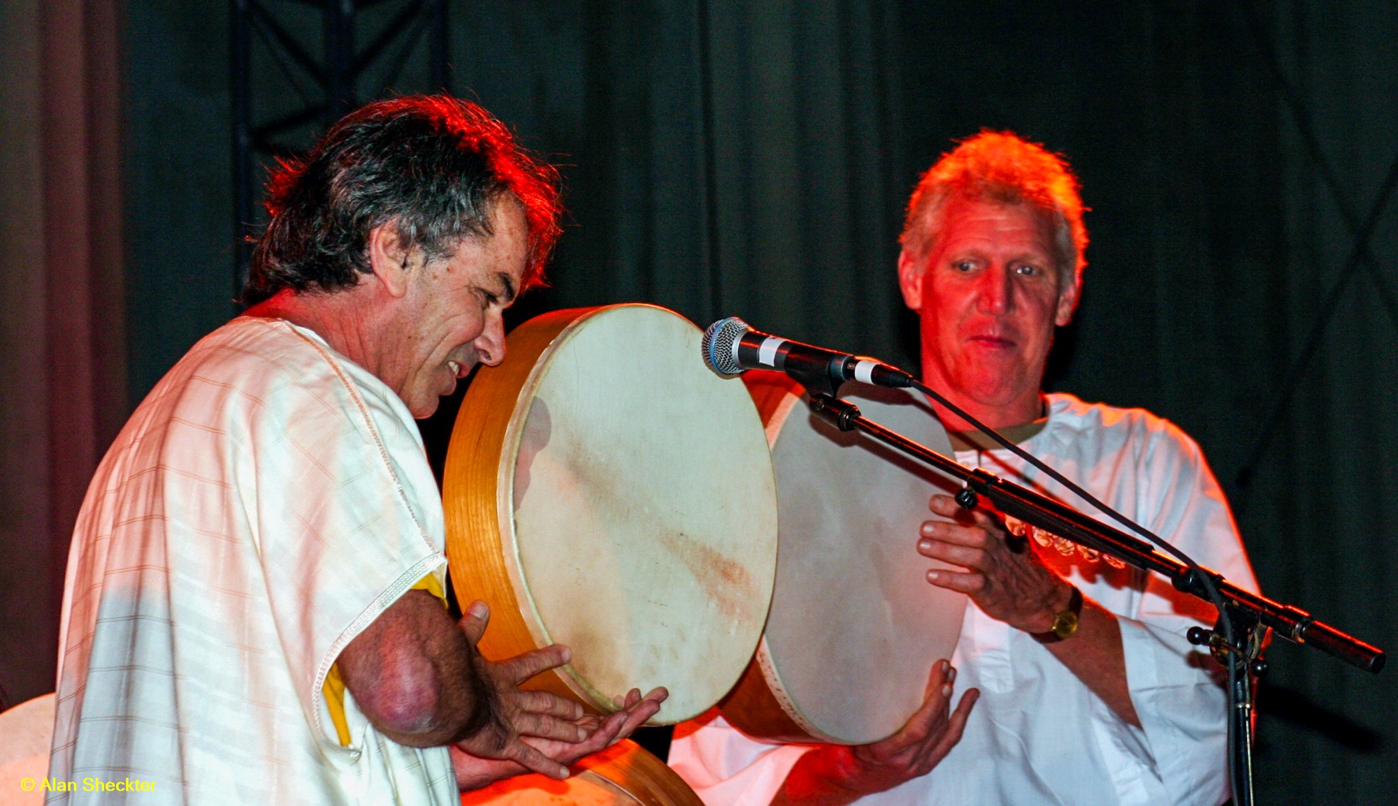 Mickey Hart & Bill Walton - photo by Alan Sheckter