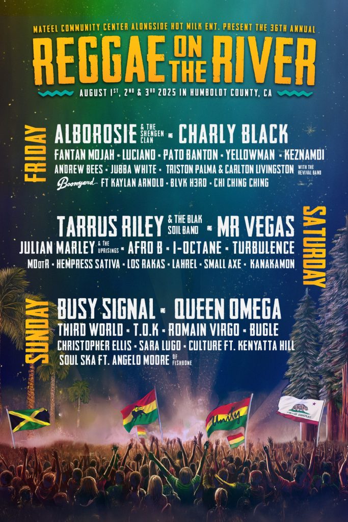 Reggae On The River 2025: A Legendary Return to Humboldt County’s Eel River, Celebrating 36 Years of Music, Culture, and Community