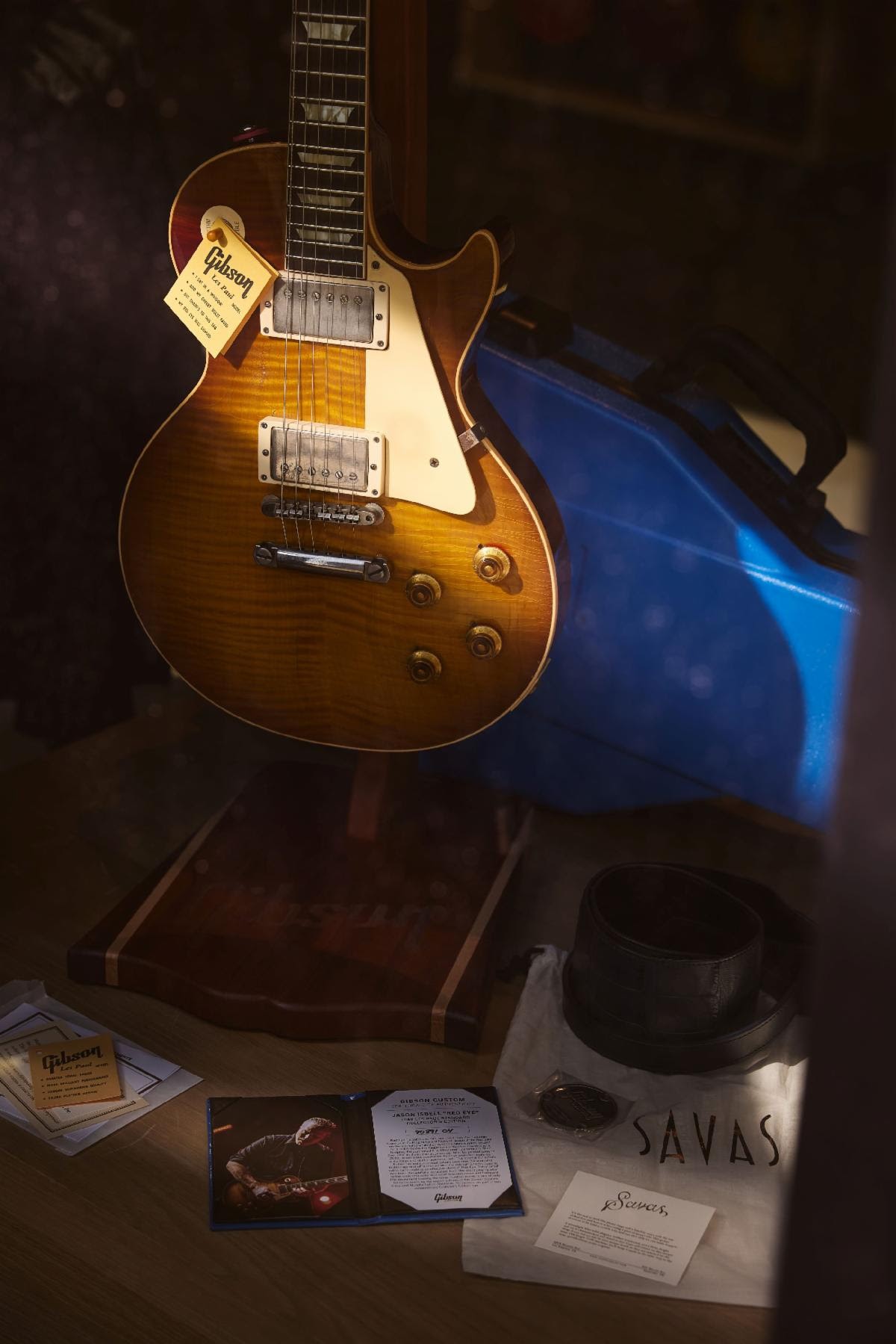 Above: the Jason Isbell &ldquo;Red Eye&rdquo; 1959 Les Paul Standard Collector&rsquo;s Edition from Gibson Custom.