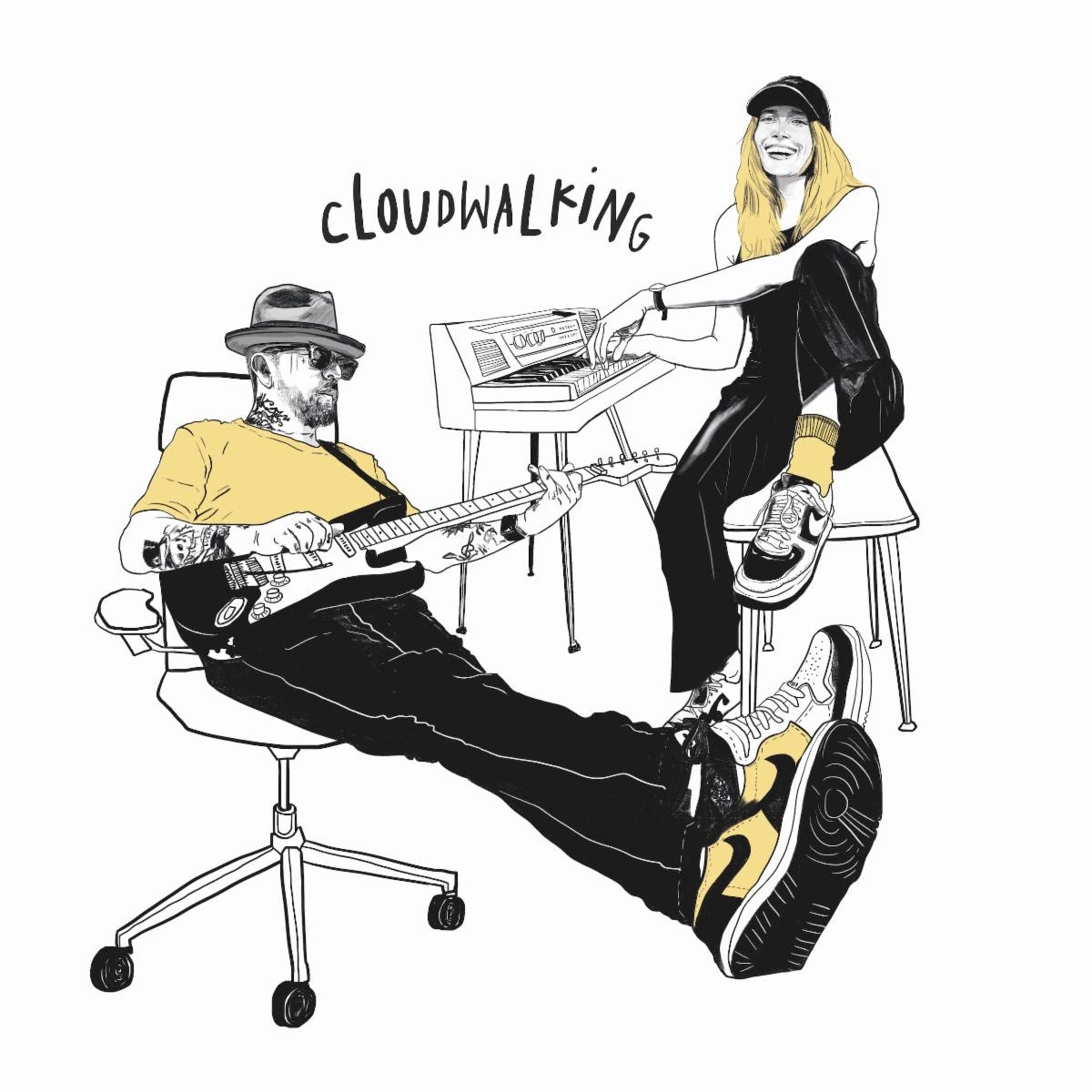 back cover art for &lsquo;Cloud Walking&rsquo;; credit: Kathryn Robertson