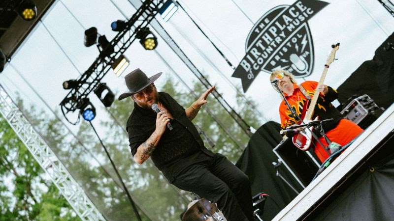 Texas native Paul Cauthen exudes alt-country swagger at In the Pines &copy; Birthplace of Country Music, photographer: Aubrey Wise