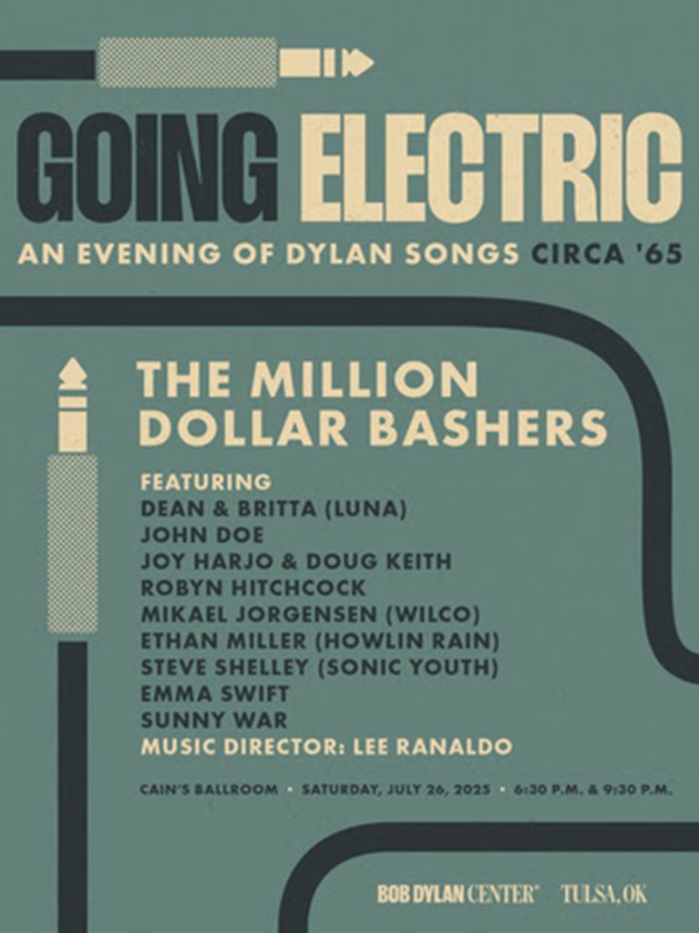 The Bob Dylan Center Goes Electric with members of Sonic Youth, Wilco, X and more Juy 26 at Cain's Ballroom
