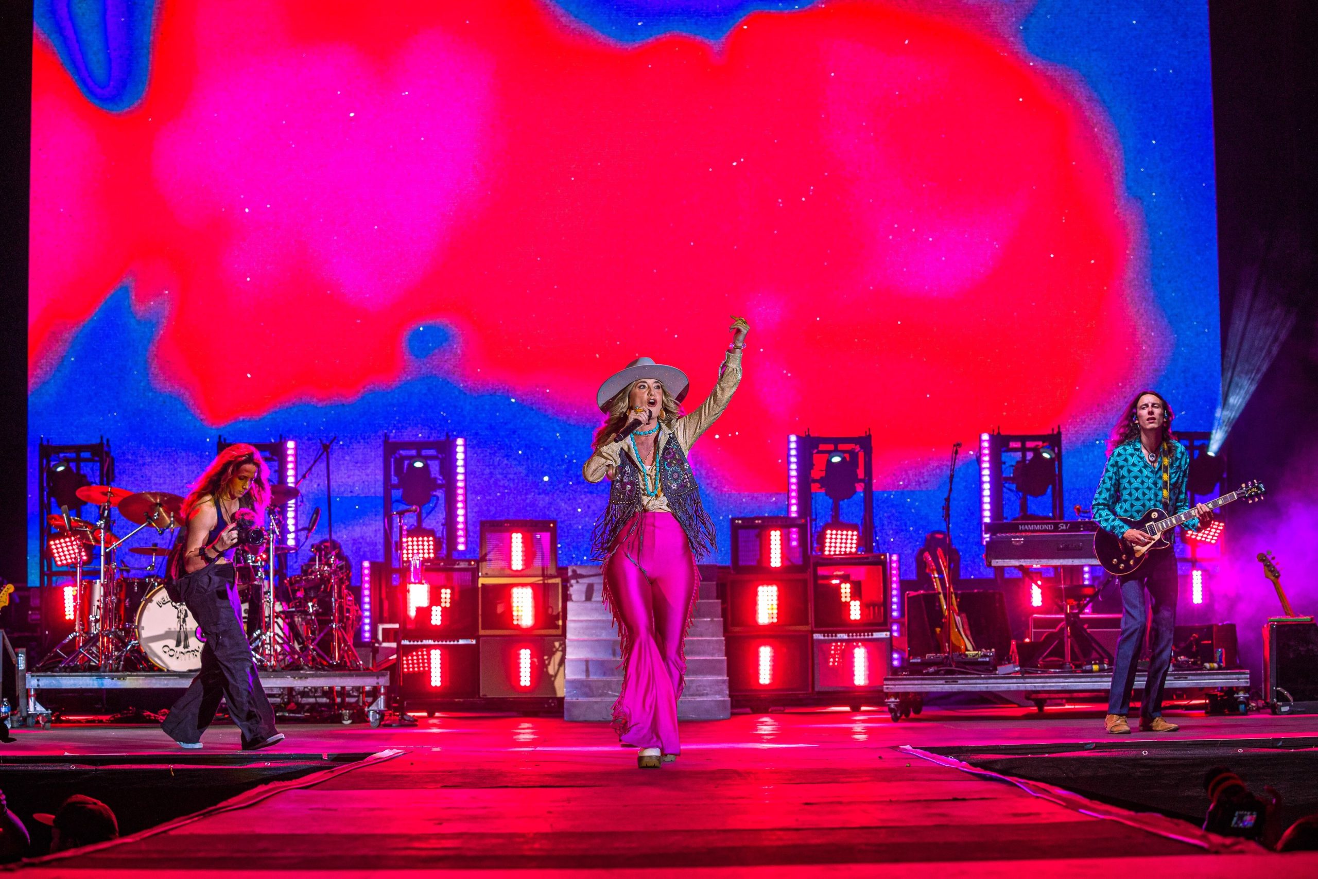 Above: Lainey Wilson; Bottom Left: DJ Rod Youree; Bottom Right: Travis Denning - Photo Credit: Fernando Ramirez Zu&ntilde;iga