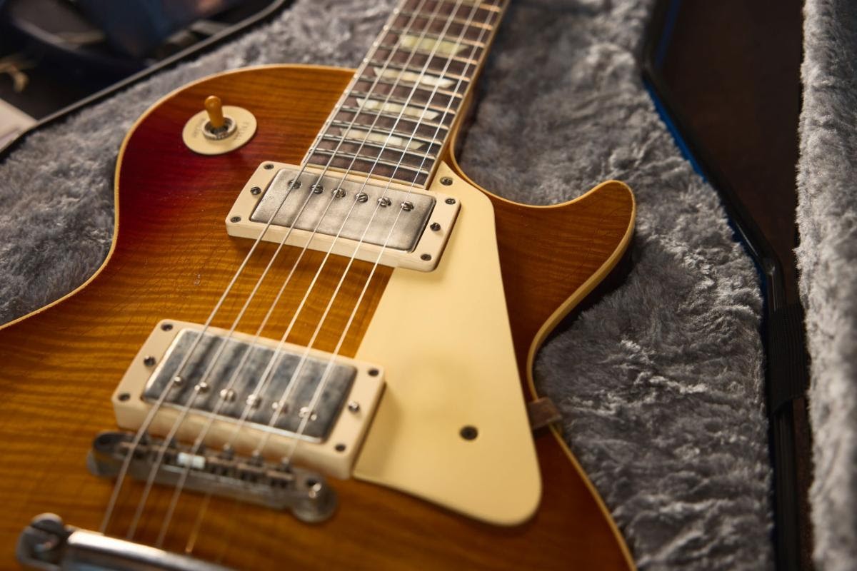 Above: the Jason Isbell &ldquo;Red Eye&rdquo; 1959 Les Paul Standard Collector&rsquo;s Edition from Gibson Custom.