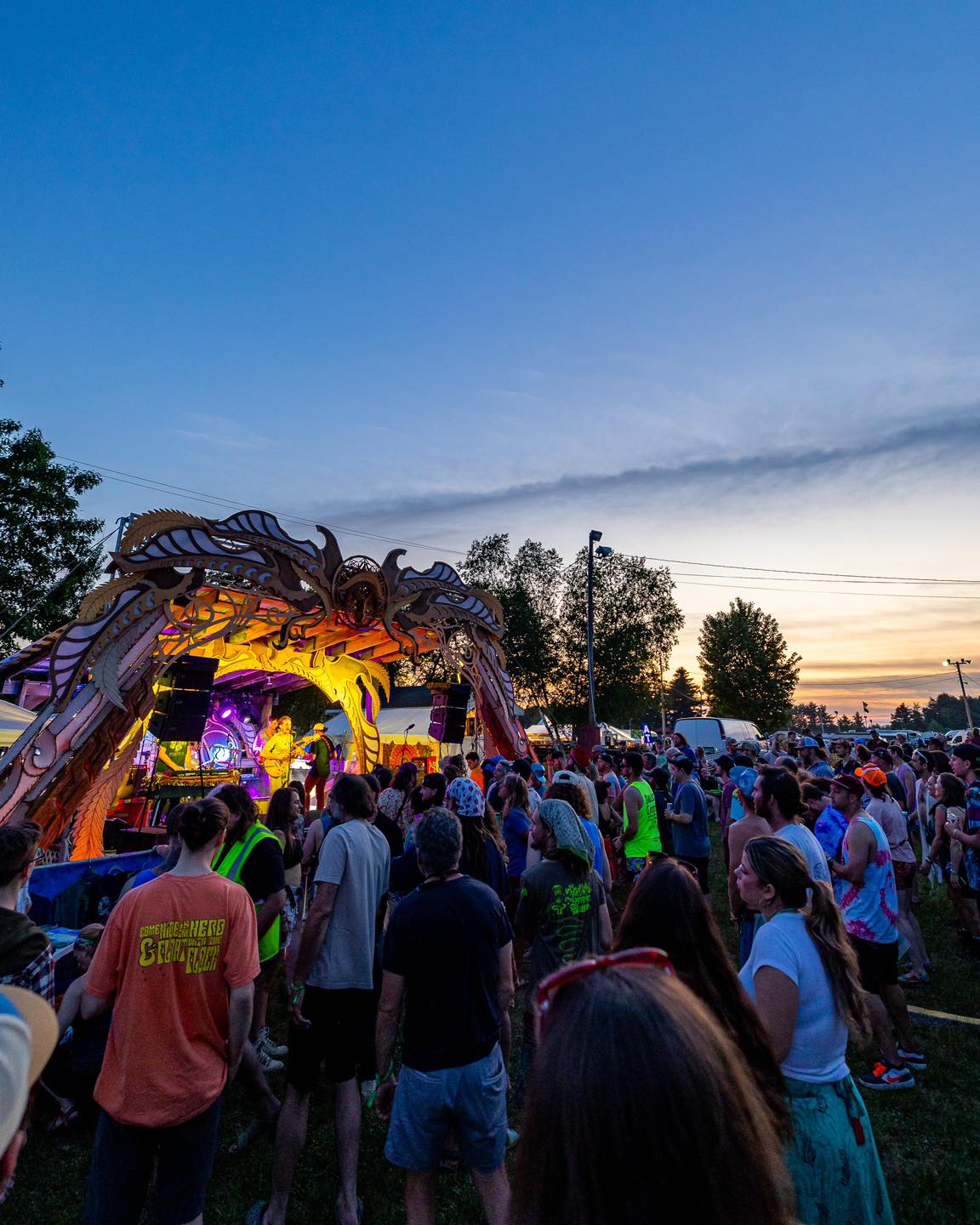 Annie in the Water on the Campground Stage