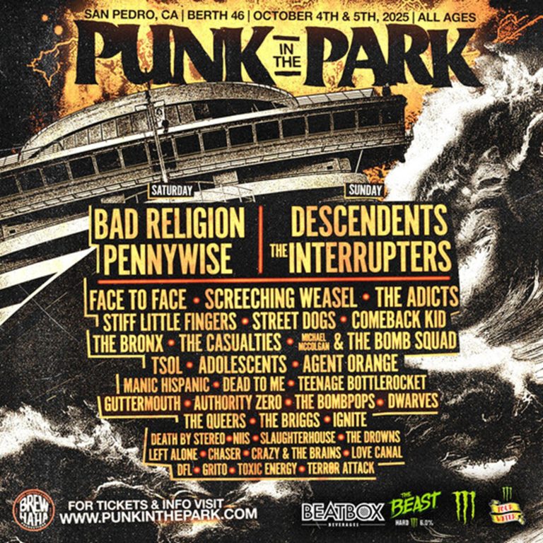 Punk In The Park Takes Over Berth 46 At The Port Of Los Angeles  October 4 & 5