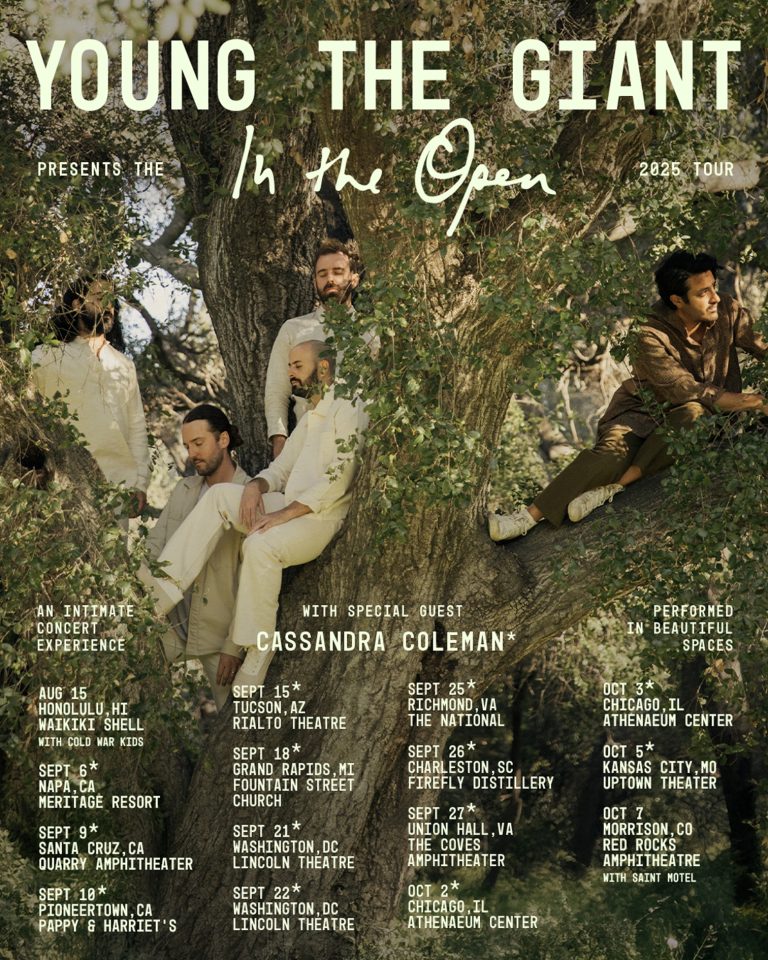 Young the Giant announces the 'In The Open' 2025 Tour