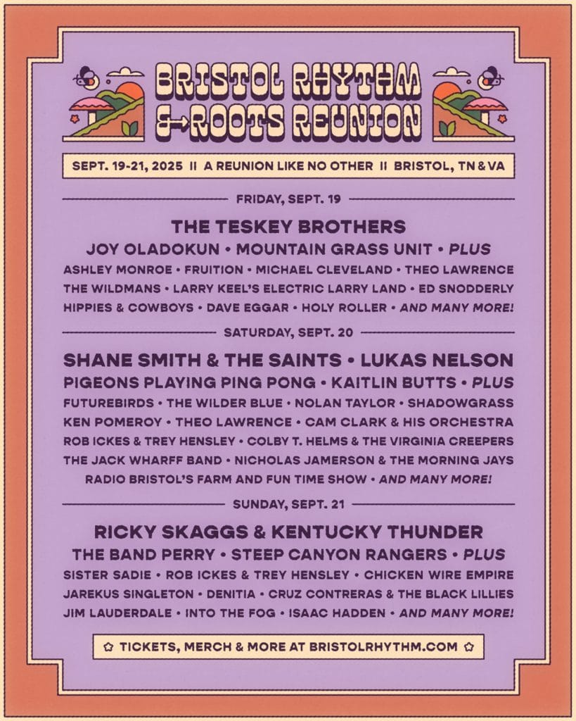 Bristol Rhythm & Roots Reunion drops schedule, day passes