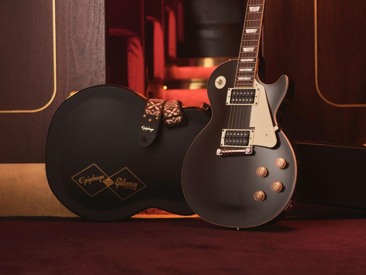 Epiphone Inspired by Gibson Custom Collection Jeff Beck 1954 Oxblood Les Paul.   