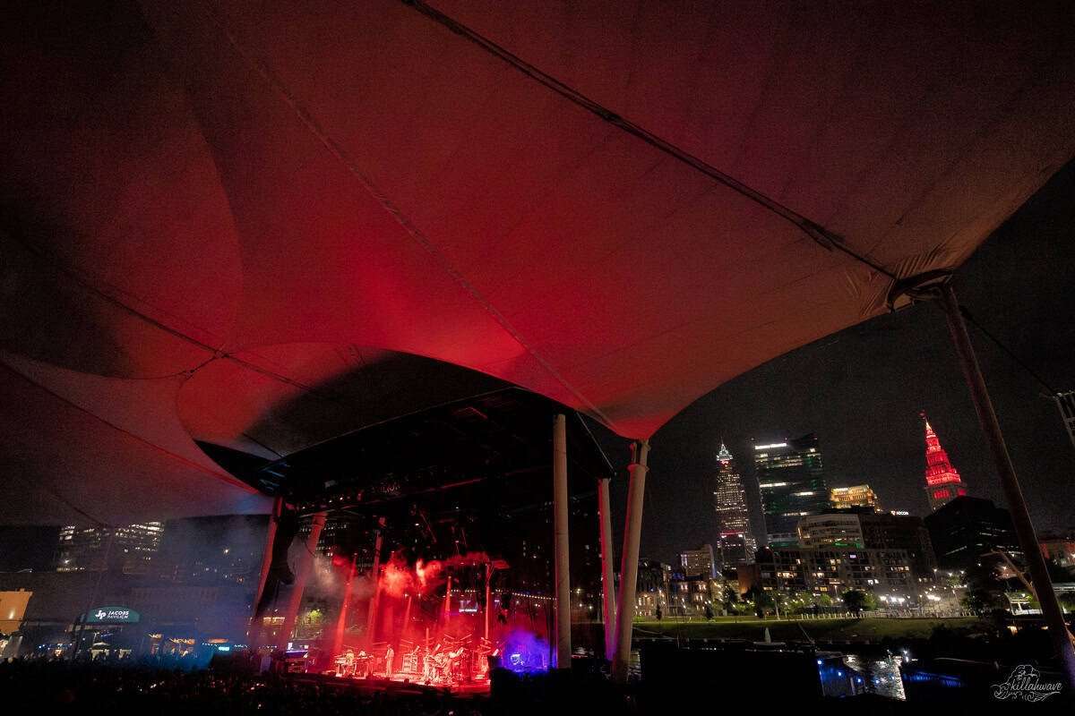 That serendipitous moment when the Goose Lights coordinated with Terminal Tower | Cleveland, OH