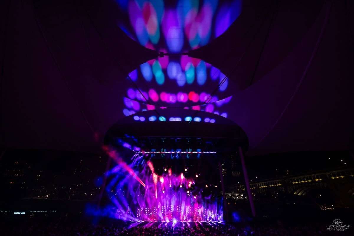 Goose lights by Lighting Director Andrew Goedde | Jacobs Pavilion