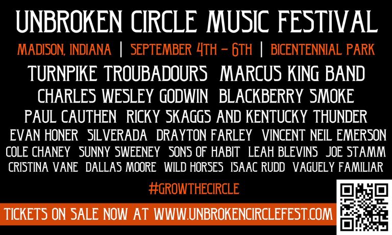 Unbroken Circle Music Festival Brings Turnpike Troubadours, Marcus King Band, Ricky Skaggs & More to Madison, Indiana — Sept 4-6, 2025