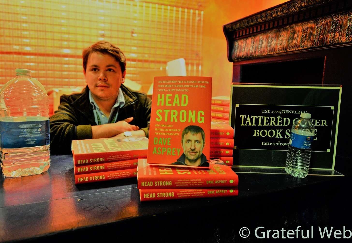 You can get a copy of Dave's book down at the Tattered Cover in Denver