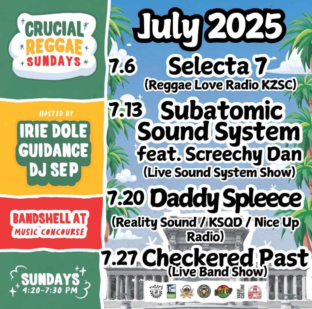 Crucial Reggae Sundays Turn Golden Gate Park Into a Summer Sound-System, Every Week in July