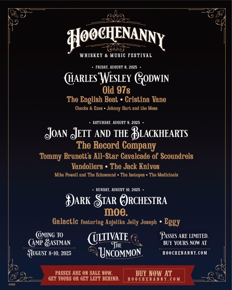 Hoochenanny Whiskey & Music Festival Returns to Camp Eastman Aug. 8-10
