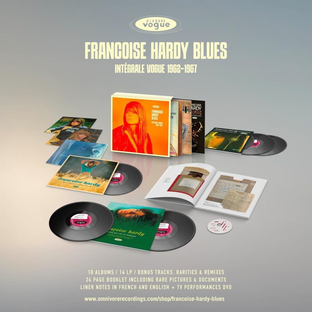Omnivore Recordings Announces 'Françoise Hardy Blues: Complete Vogue Recordings 1962-1967' Out On 8/1