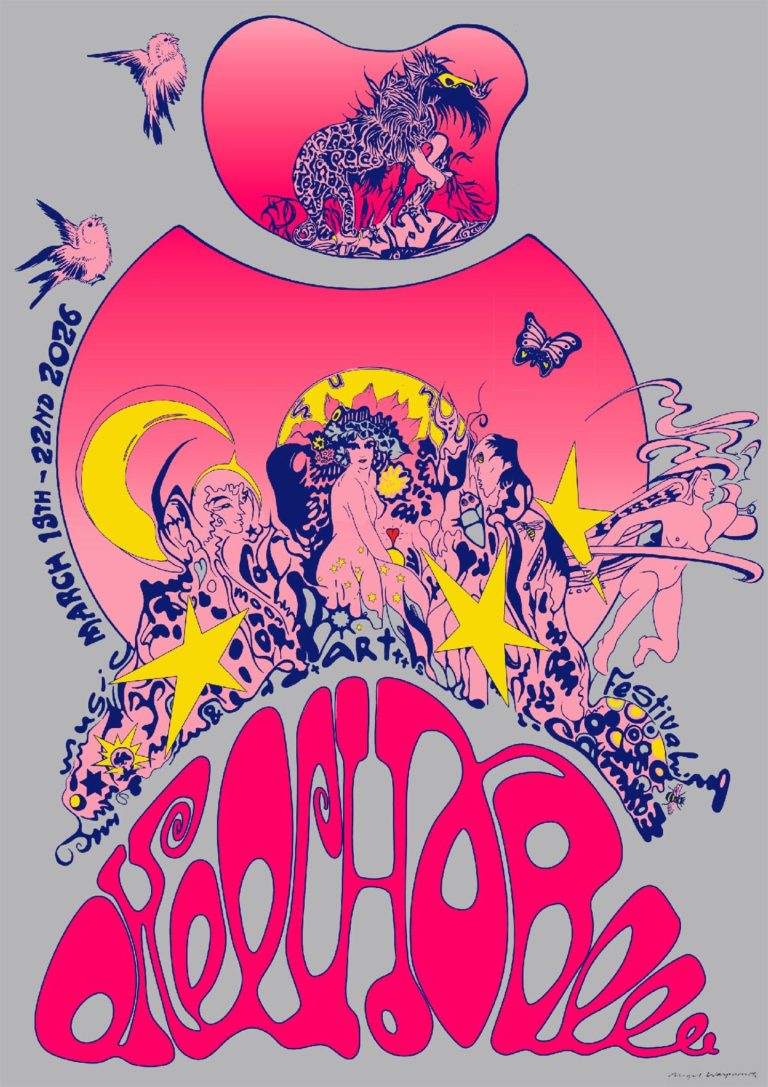 OKEECHOBEE MUSIC & ARTS FESTIVAL (OMF) RETURNS  WITH LEGENDARY ARTIST NIGEL WAYMOUTH'S ﻿FIRST ORIGINAL POSTER ART IN 50+ YEARS