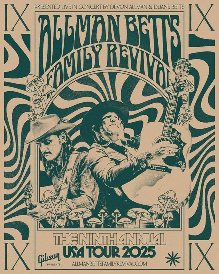 The ninth annual Allman Betts Family Revival Tour unveils dates and initial artist lineup