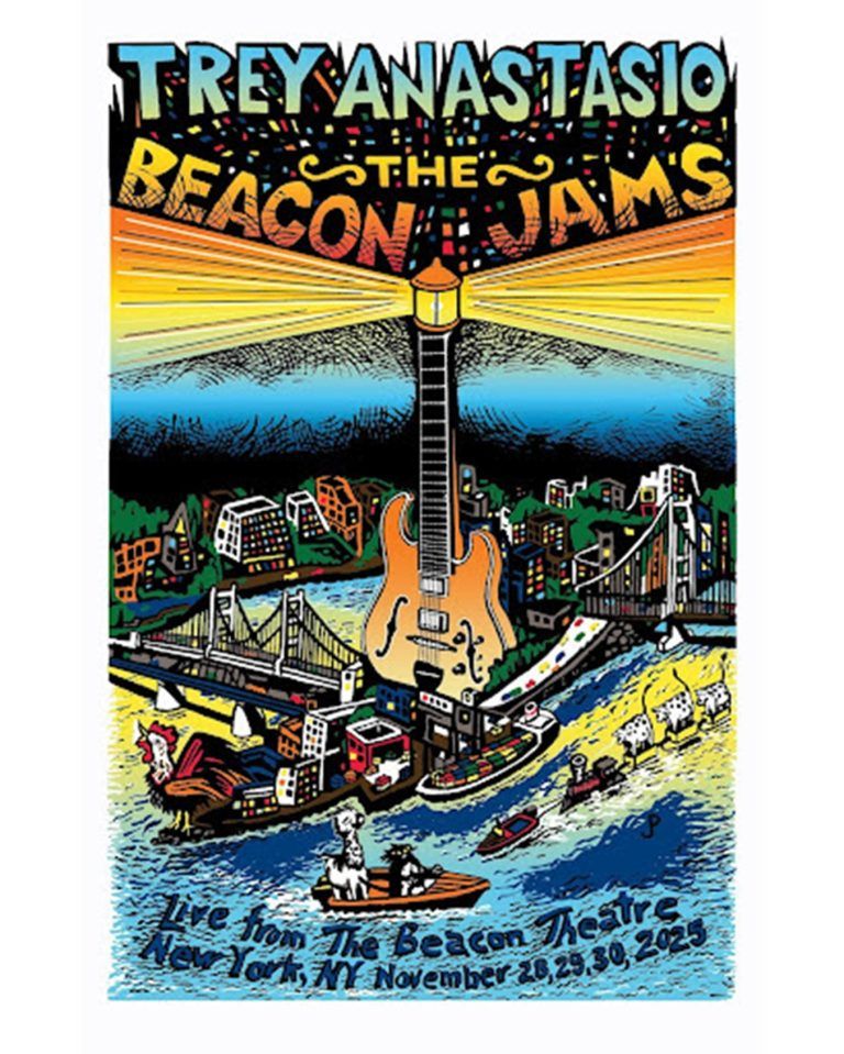 TREY ANASTASIO TO COMMEMORATE FIFTH ANNIVERSARY OF HISTORIC BEACON JAMS RESIDENCY  WITH THREE SPECIAL SHOWS AT NEW YORK CITY’S BEACON THEATRE NOVEMBER 28-30