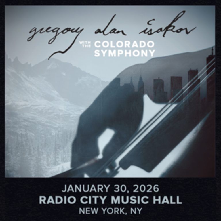 Gregory Alan Isakov confirms special headline show at Radio City Music Hall with the Colorado Symphony on January 30