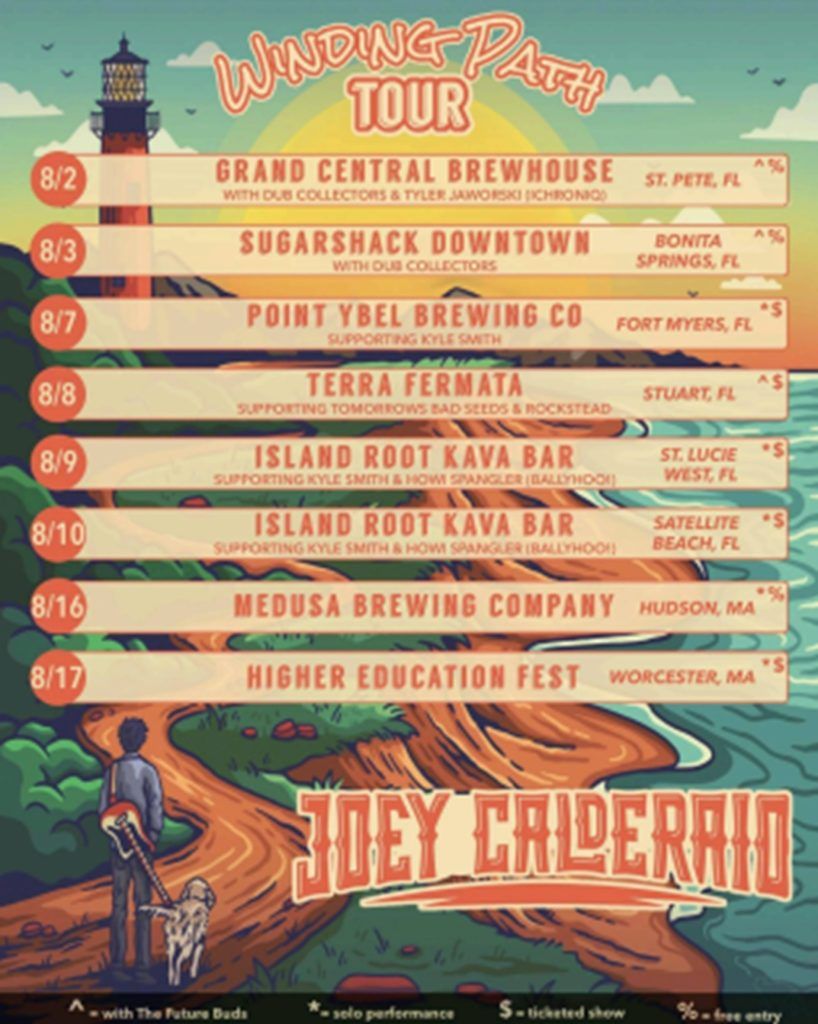 Joey Calderaio New Tour Announced + “Cloud Covers” Album Release