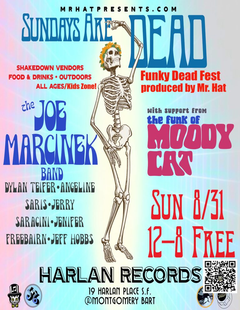 Sundays Are Dead: Free Family-Friendly Funk and Jam Near Montgomery BART