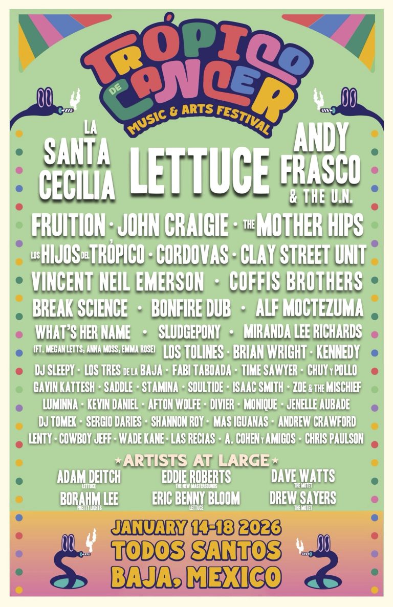 Full Lineup Revealed for Tropic of Cancer Festival 2026 in Todos Santos, Mexico