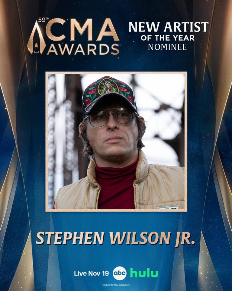 Stephen Wilson Jr. Nominated for New Artist of the Year at CMA Awards