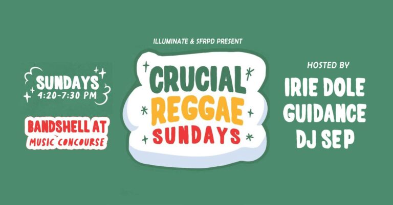 Crucial Reggae Sundays Bring Free Reggae to Golden Gate Park in November