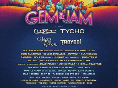 GEM & JAM RETURNS AFTER BRIEF HIATUS WITH MASSIVE 50+ ARTIST LINEUP
