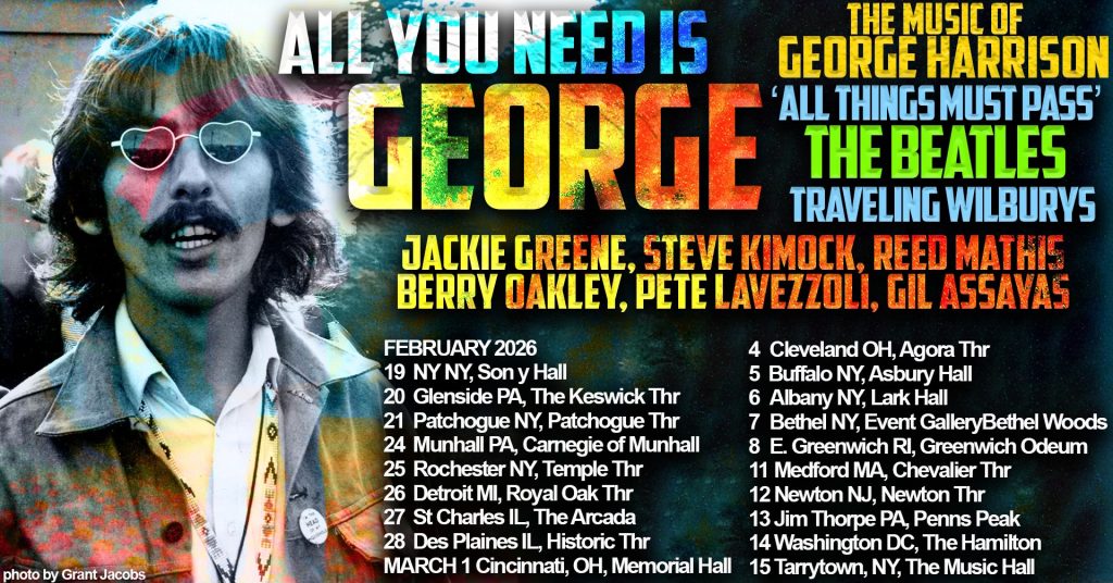 All You Need Is George: A Celebration of George Harrison’s Music Hits the Road in 2026