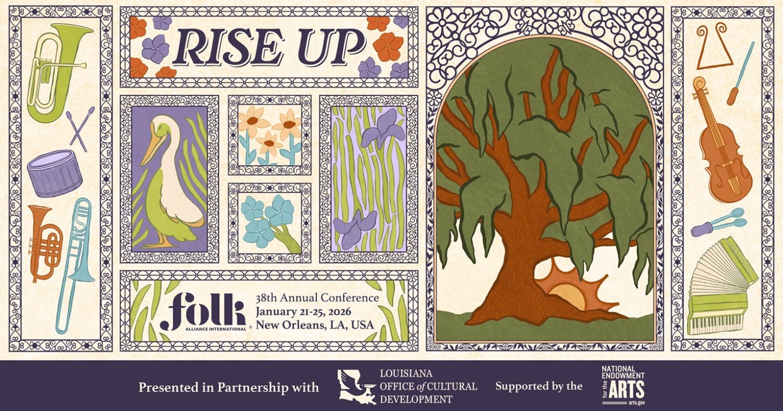 Folk Alliance International 2026 Conference in New Orleans — Official Showcase Lineup and Rise Up Theme