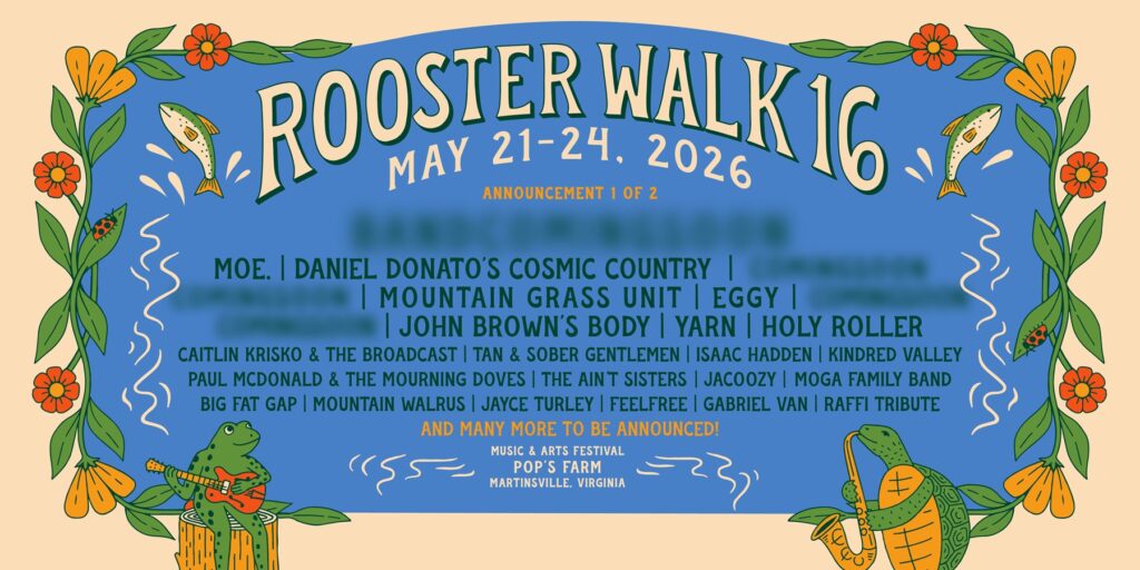 moe. and Daniel Donato Top First Band Announcement for Rooster Walk 16 Music & Arts Festival
