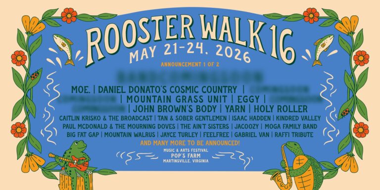 moe. and Daniel Donato Top First Band Announcement for Rooster Walk 16 Music & Arts Festival