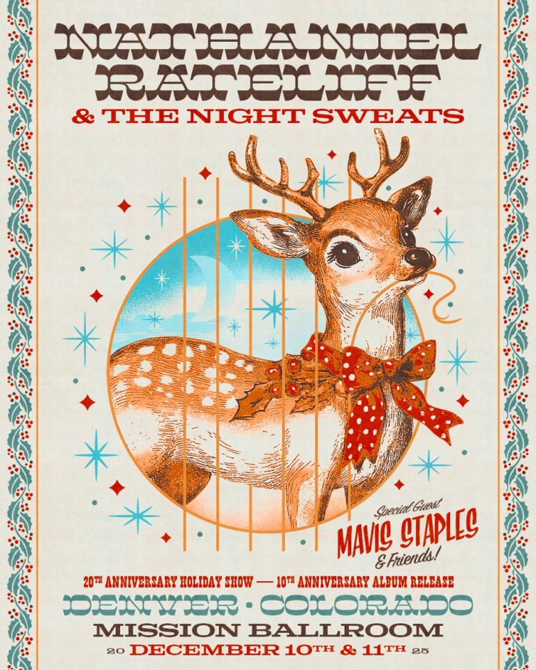 Nathaniel Rateliff Announces 10th Anniversary Holiday Shows in Denver